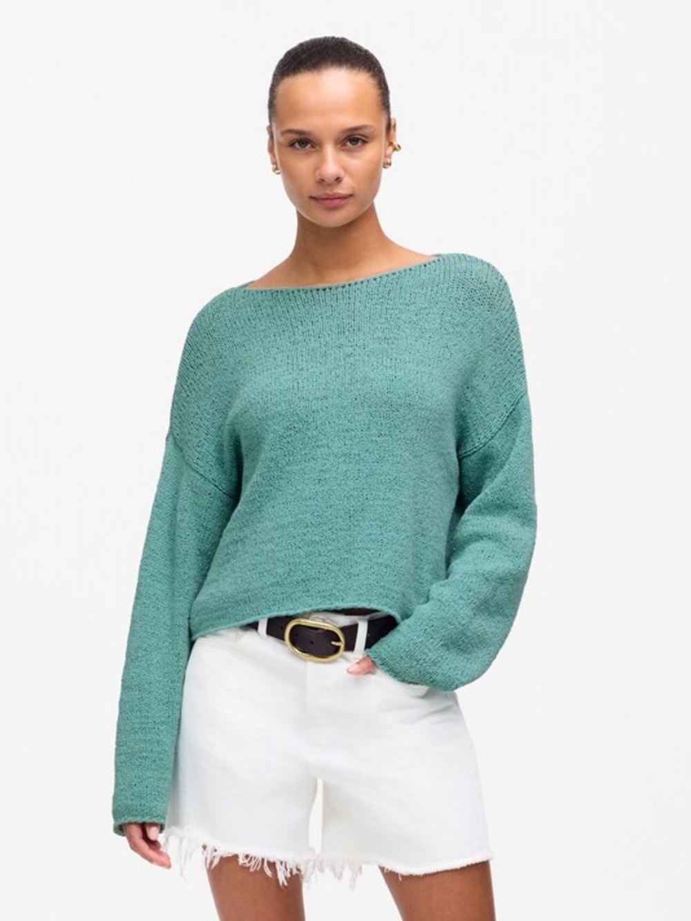 Madewell pullover boatneck sweater